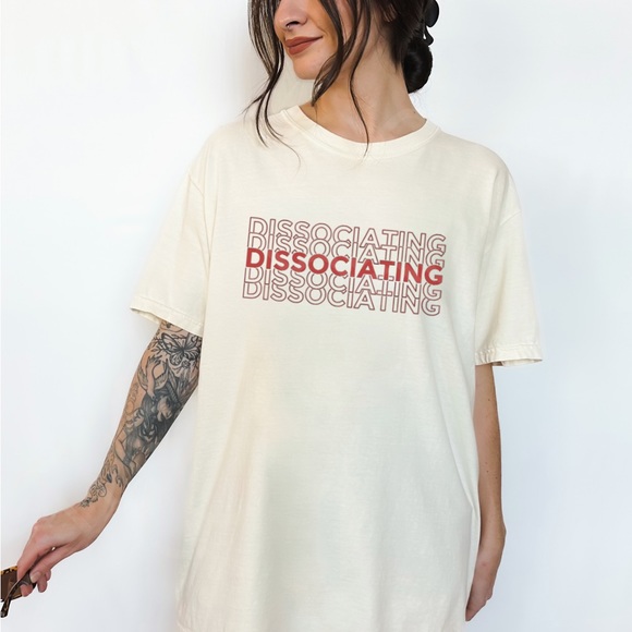 Comfort Colors Dissociating Graphic Tee - Picture 3 of 9